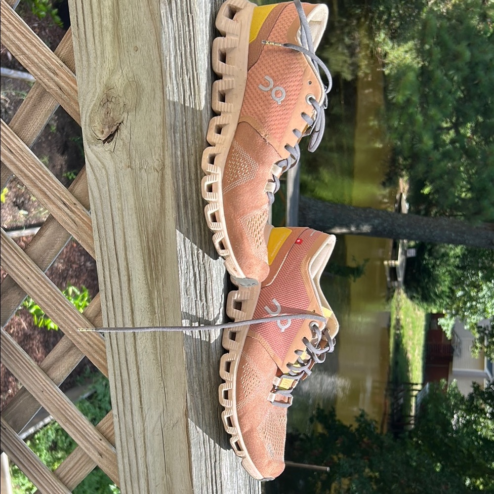 On Running Women's Sneakers - Orange and Yellow